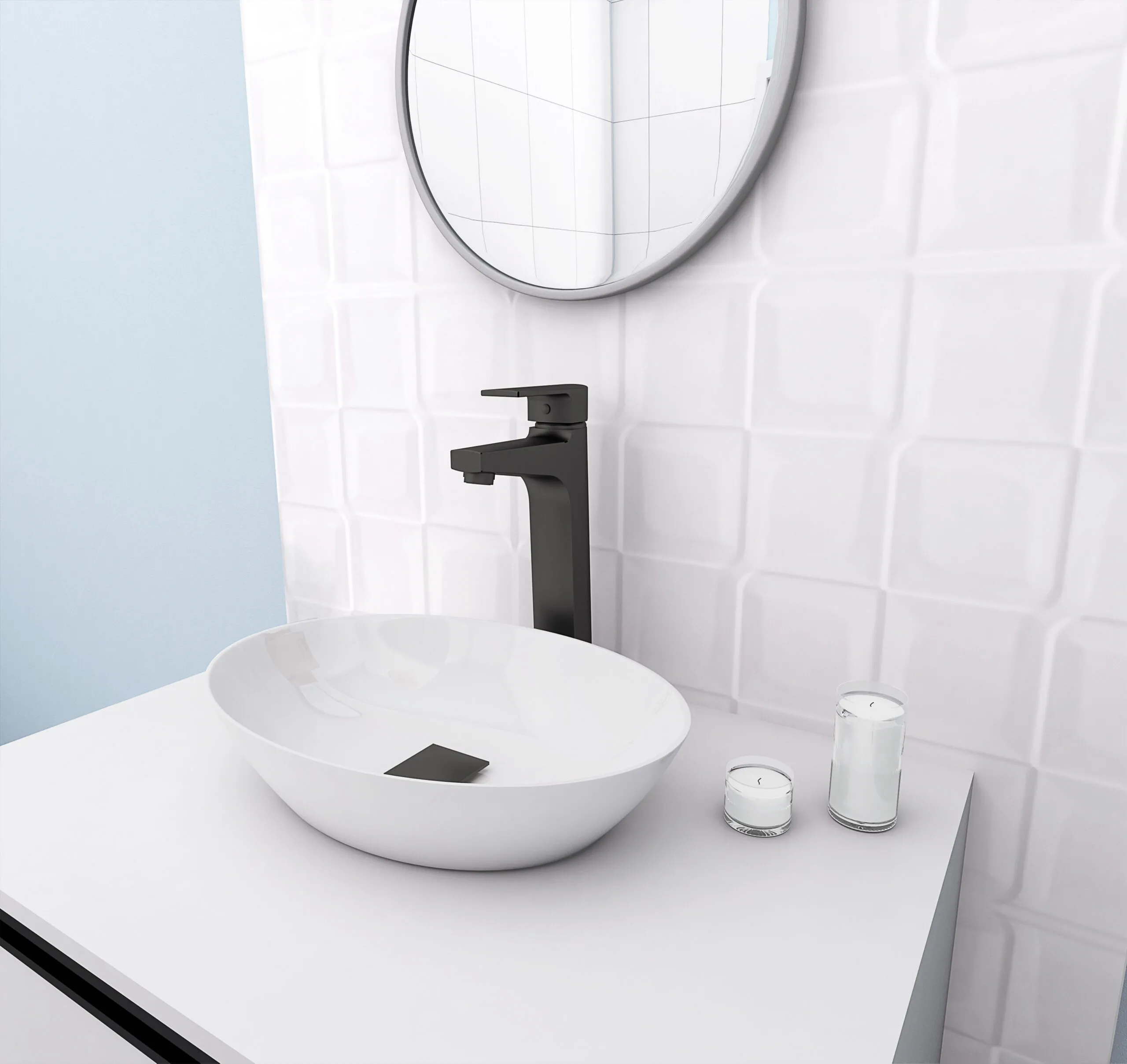 decoração de lavabo