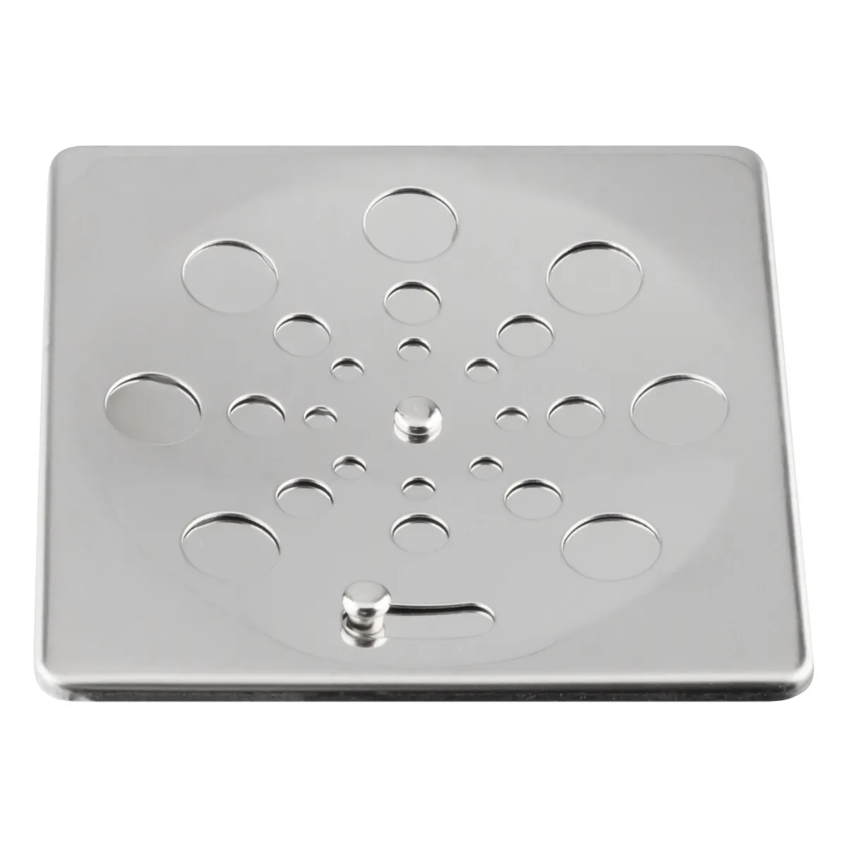 Grelha Quadrada de Aço Inox com Fecho e sem Caixilho