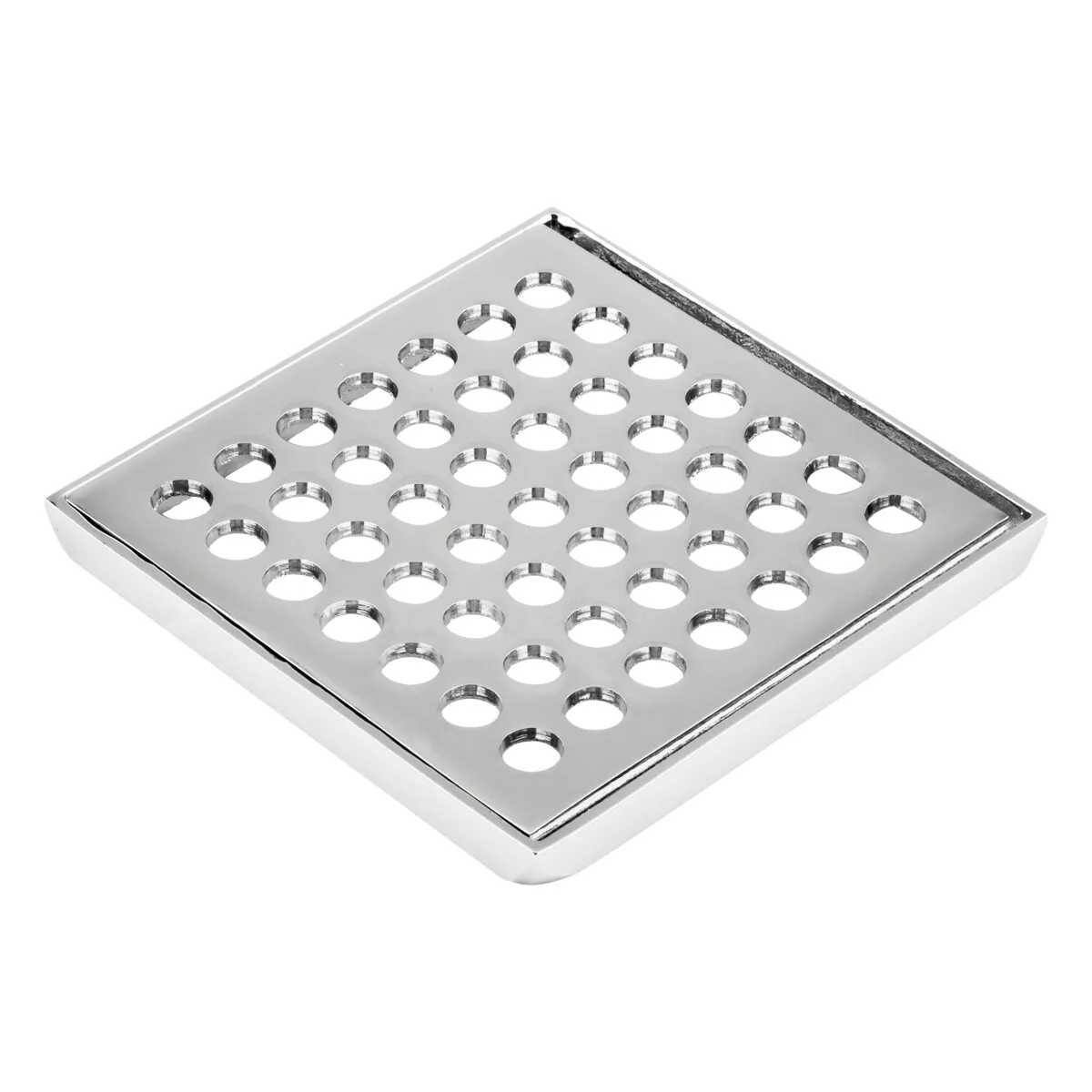 Grelha Quadrada em Latão com Caixilho