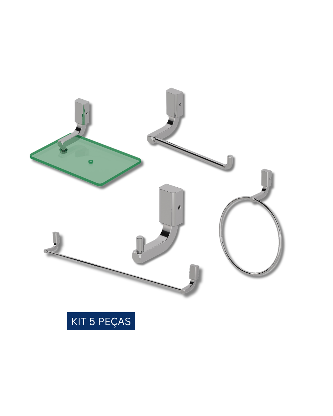 Kit Acessórios 5 peças Ideal Plus